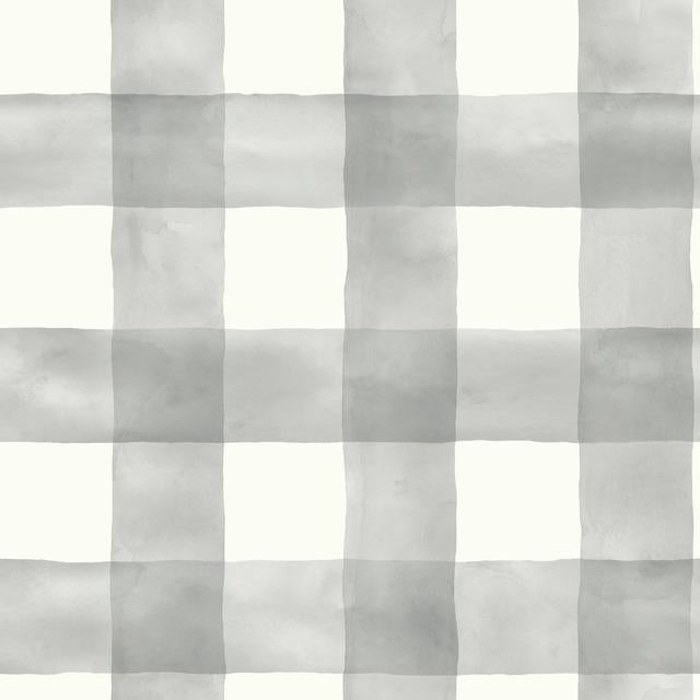 Checkmate Watercolor Plaid Peel and Stick Wallpaper