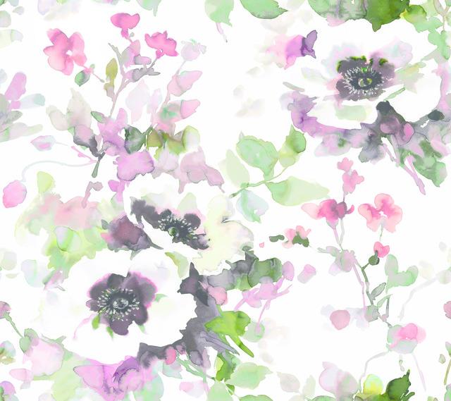 Garden Anemone Peel and Stick Wallpaper