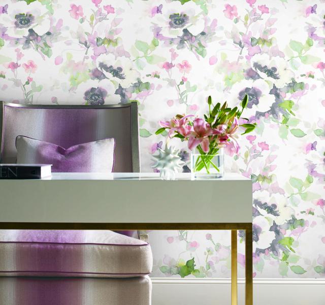 Garden Anemone Peel and Stick Wallpaper