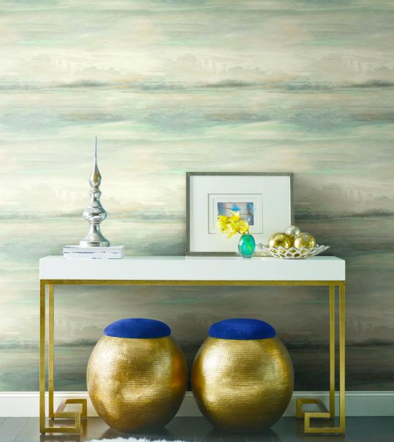 Soothing Mists Scenic Peel and Stick Wallpaper