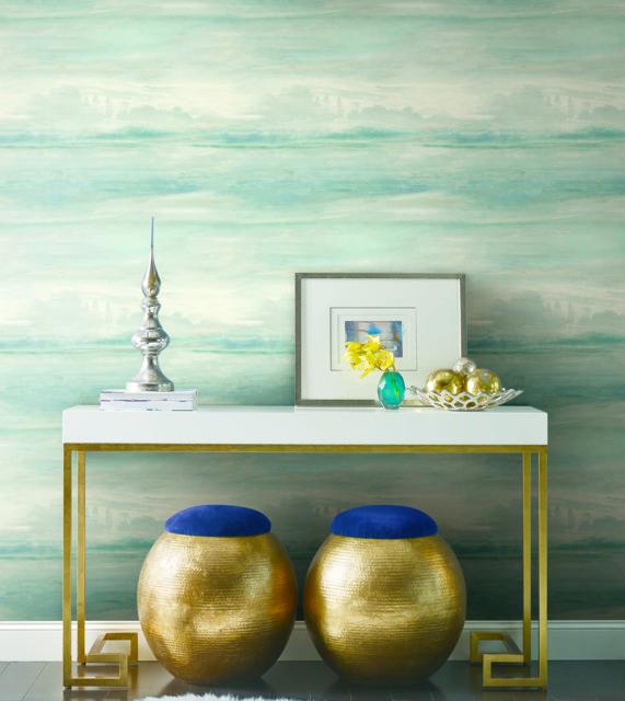 Soothing Mists Scenic Peel and Stick Wallpaper