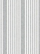 Load image into Gallery viewer, Pattern French Linen Stripe is a classic stripe with coastal color and an airy linen weave texture.