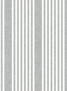 Pattern French Linen Stripe is a classic stripe with coastal color and an airy linen weave texture.