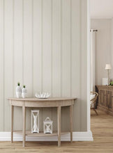 Load image into Gallery viewer, French Linen Stripe Peel and Stick Wallpaper