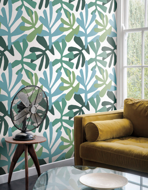 Kinetic Tropical Peel and Stick Wallpaper