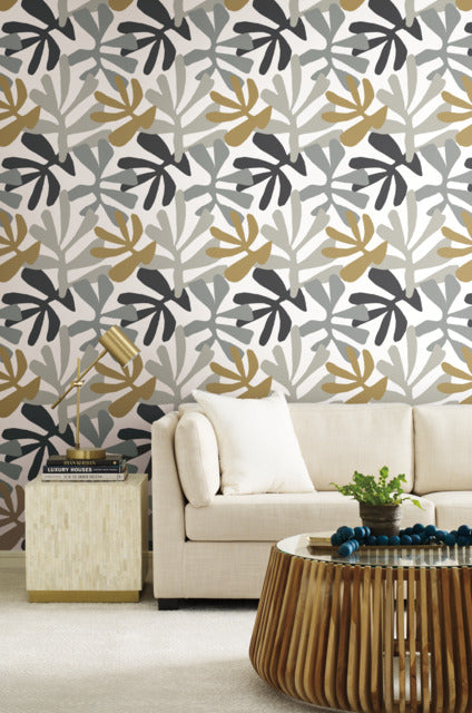 Kinetic Tropical Peel and Stick Wallpaper