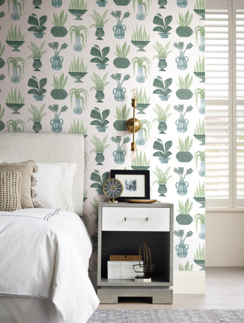 Plant Party Peel and Stick Wallpaper