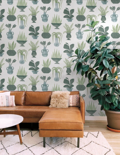 Plant Party Peel and Stick Wallpaper