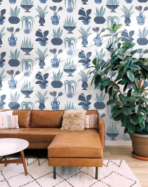 Plant Party Peel and Stick Wallpaper
