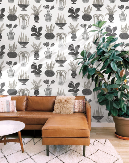 Plant Party Peel and Stick Wallpaper