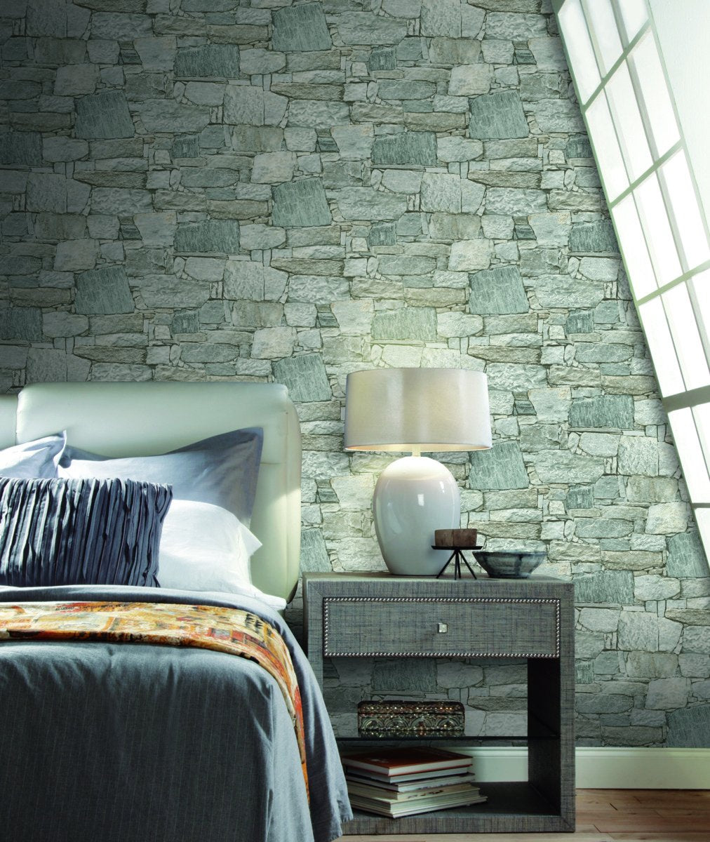 Chateau Stone Peel and Stick Wallpaper