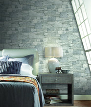 Load image into Gallery viewer, Chateau Stone Peel and Stick Wallpaper