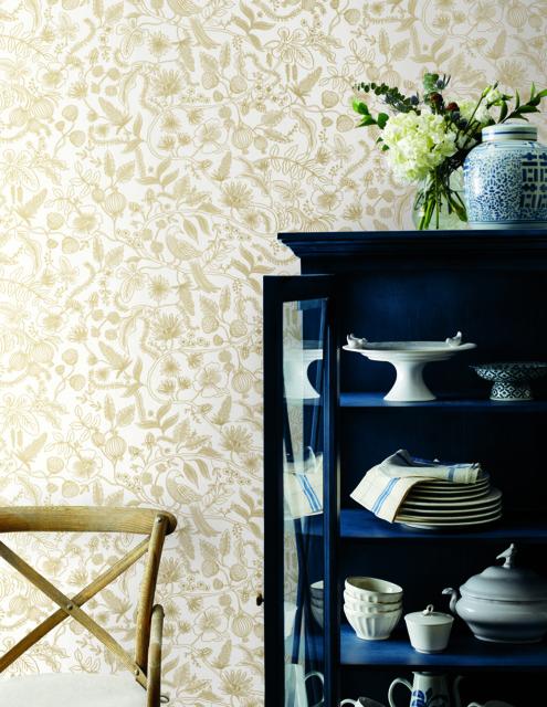 Aviary Peel and Stick Wallpaper