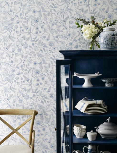 Aviary Peel and Stick Wallpaper