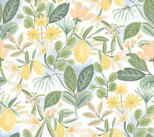 Load image into Gallery viewer, Named for the famed Italian coastline, the pastel, painterly Amalfi design features a grove of lemon trees bearing bright ...