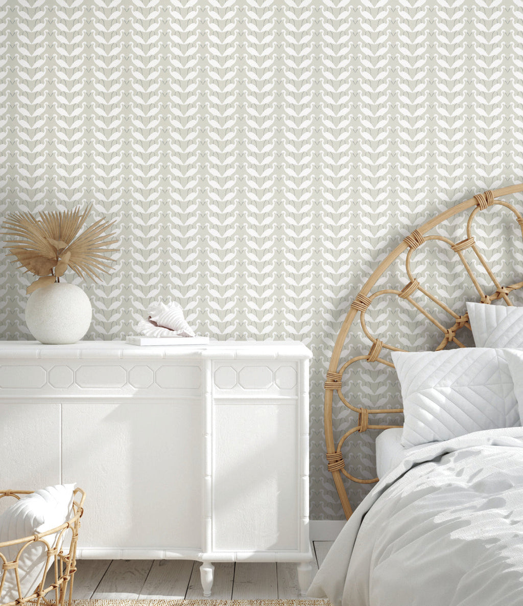 Elegant Birds Peel and Stick Wallpaper