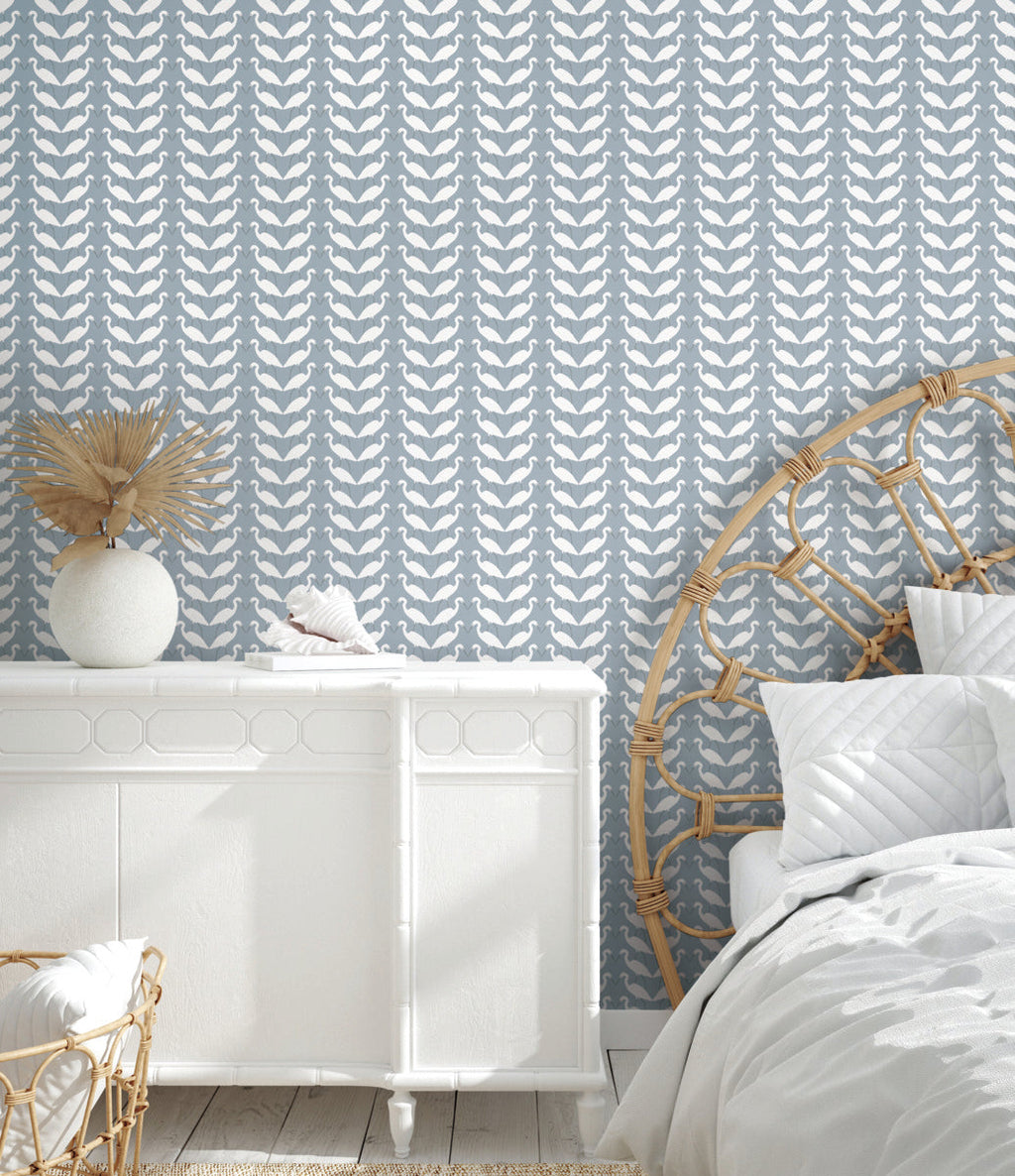 Elegant Birds Peel and Stick Wallpaper