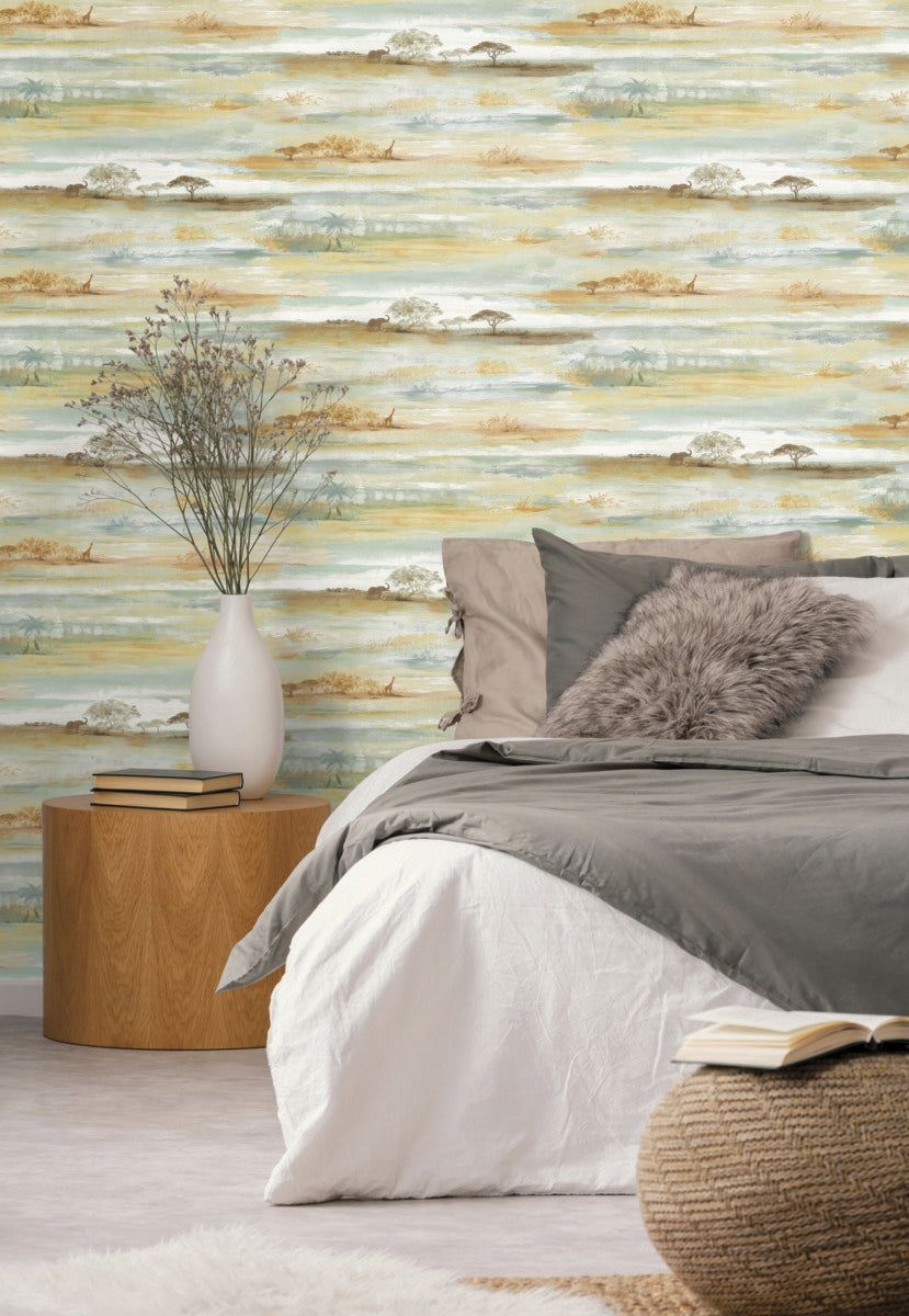 Savanna Sunset Peel and Stick Wallpaper