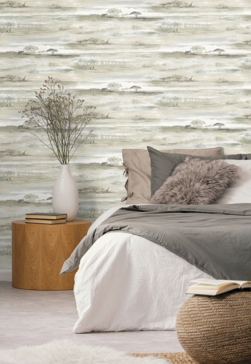 Savanna Sunset Peel and Stick Wallpaper