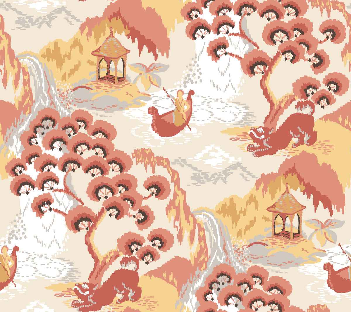 Old Peking Peel & Stick Wallpaper