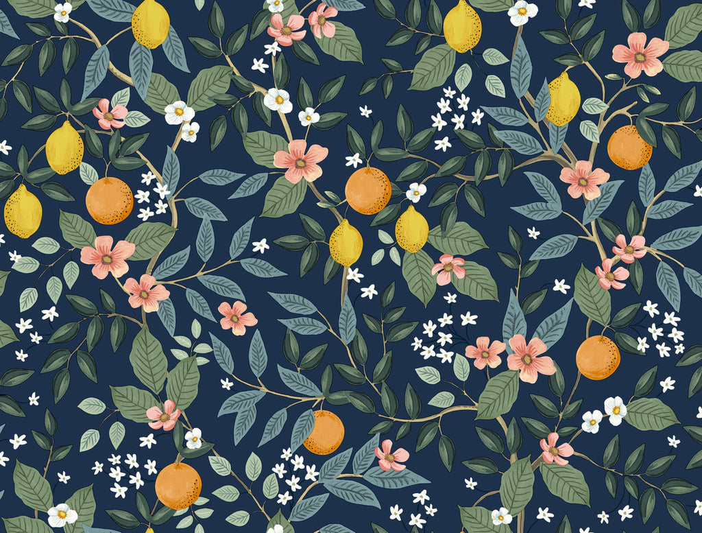 Citrus Grove Peel & Stick Wallpaper