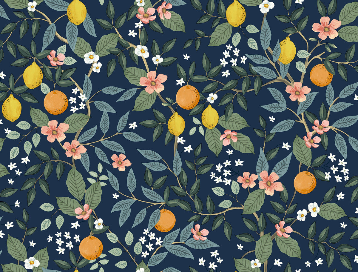 Citrus Grove Peel & Stick Wallpaper