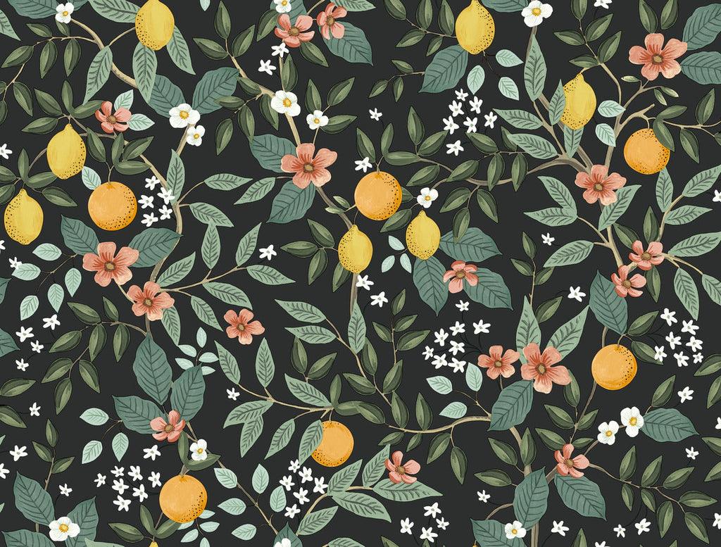 Citrus Grove Peel & Stick Wallpaper