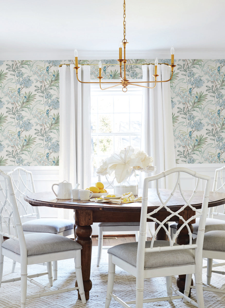 Handpainted Songbird Peel & Stick Wallpaper