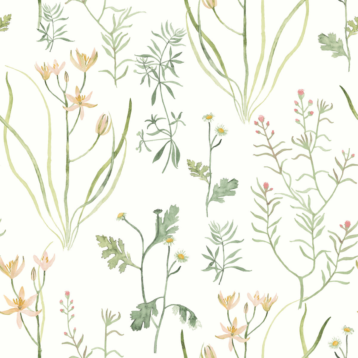 Alpine Botanical Peel & Stick Wallpaper
