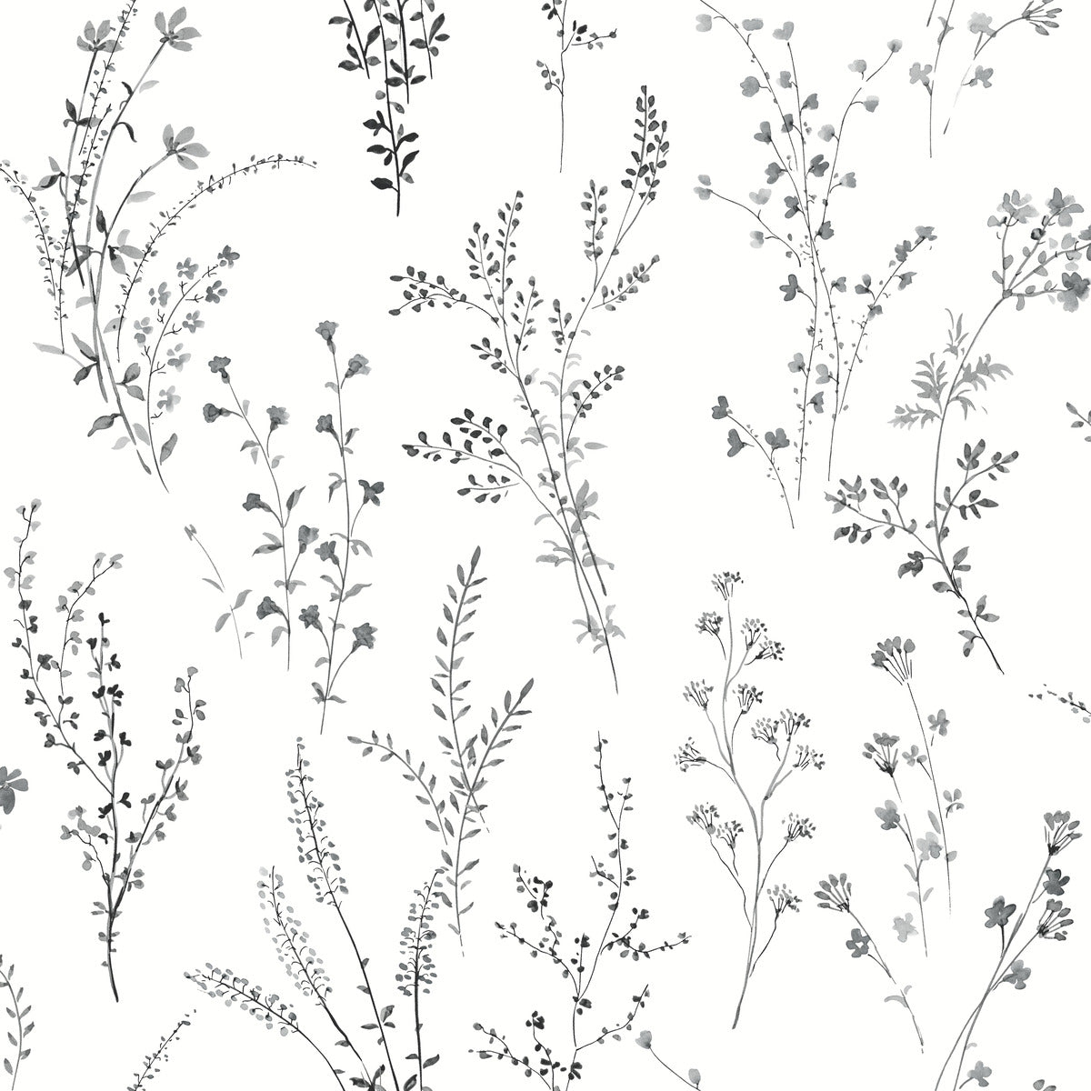 Wildflower Sprigs Peel & Stick Wallpaper