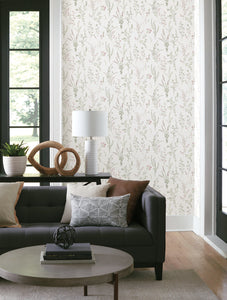 Wildflower Sprigs Peel & Stick Wallpaper