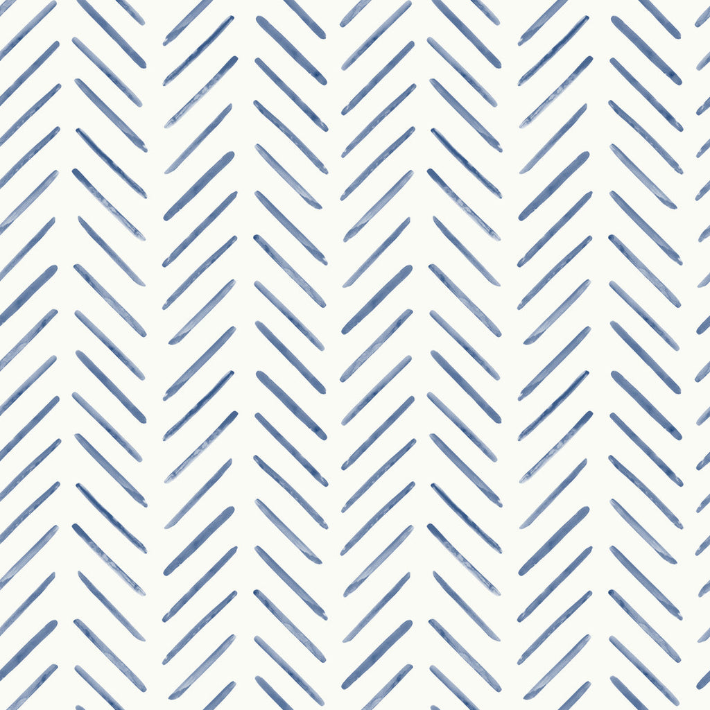 Painted Herringbone Peel & Stick Wallpaper