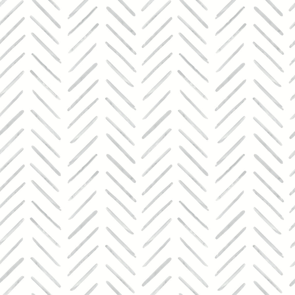 Painted Herringbone Peel & Stick Wallpaper