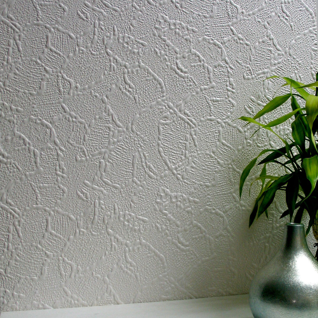 Anaglypta paintable wallpaper