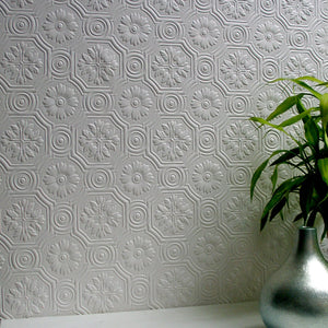 Anaglypta paintable wallpaper