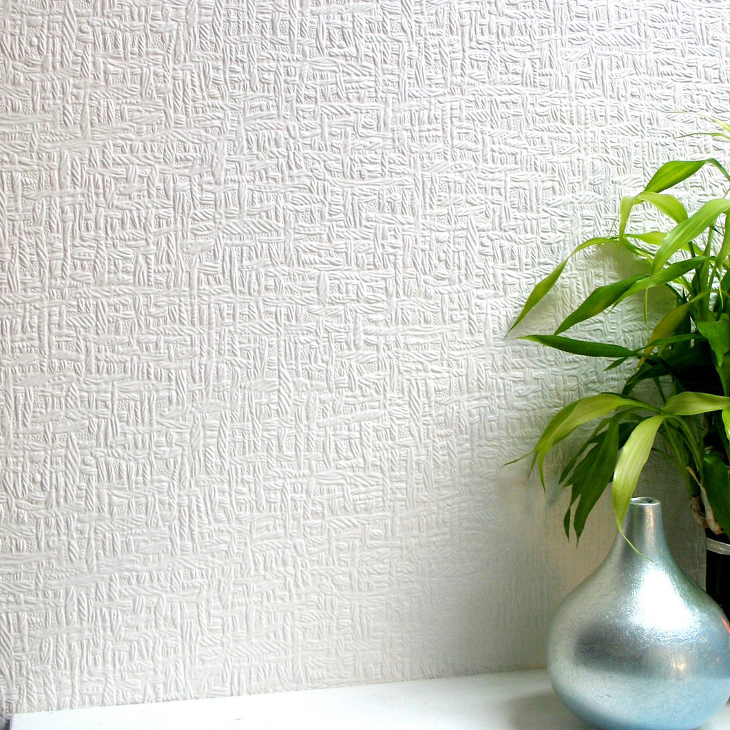 Anaglypta paintable wallpaper