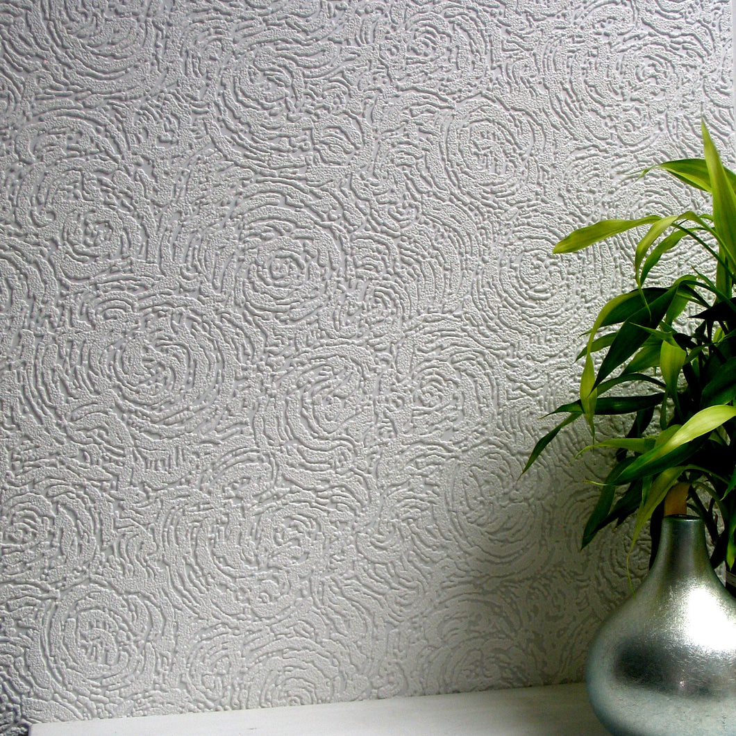 Anaglypta paintable wallpaper