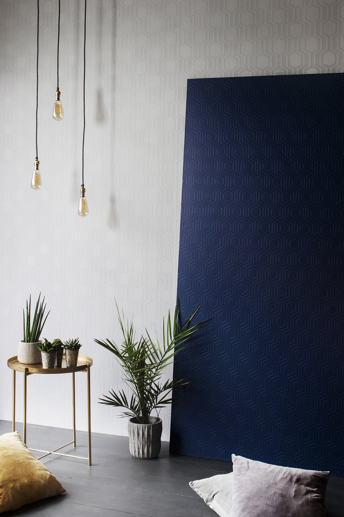 Hive Paintable Geometric Wallpaper