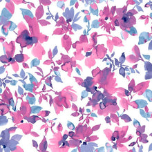 Load image into Gallery viewer, BRIGHT WATERCOLOR FLORAL PEEL &amp; STICK WALLPAPER
