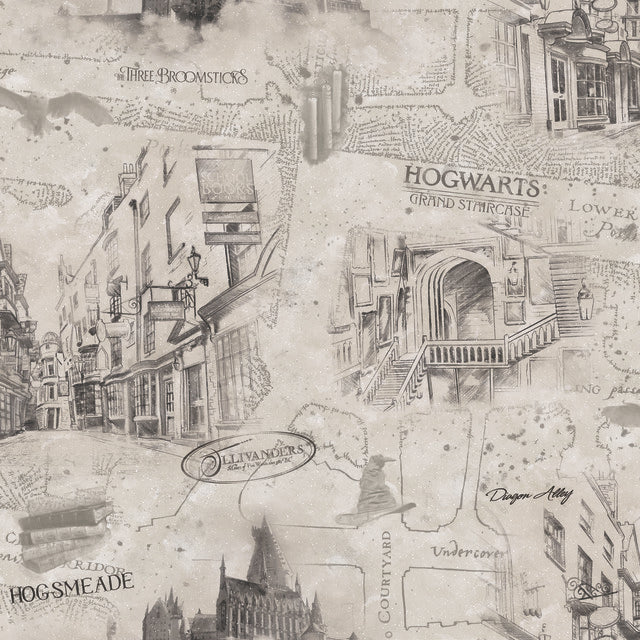 HARRY POTTER MAP PEEL & STICK WALLPAPER