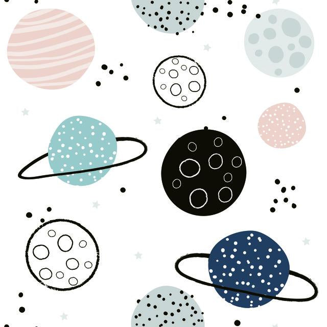 PLANETS PEEL & STICK WALLPAPER