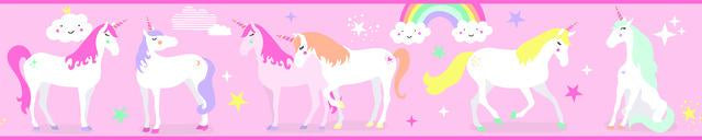 MAGICAL UNICORN PEEL & STICK WALLPAPER BORDER