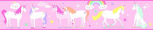 Load image into Gallery viewer, MAGICAL UNICORN PEEL &amp; STICK WALLPAPER BORDER