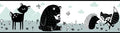 WOODLAND CREATURES PEEL & STICK BORDER