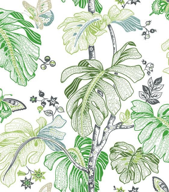 BOHO PALM PEEL & STICK WALLPAPER