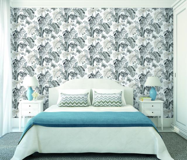 BOHO PALM PEEL & STICK WALLPAPER
