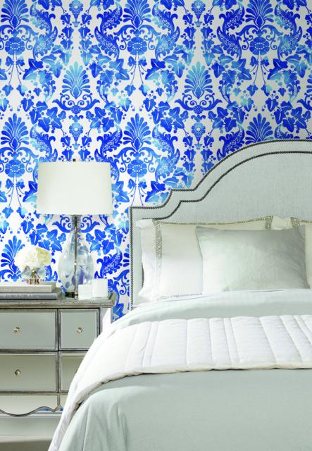 VINE DAMASK PEEL & STICK WALLPAPER