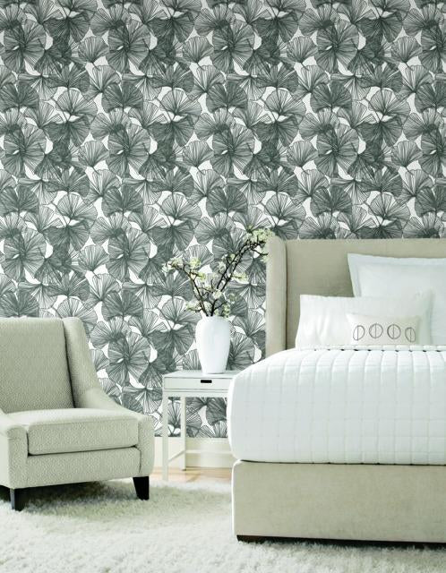 GINGKO LEAVES PEEL & STICK WALLPAPER
