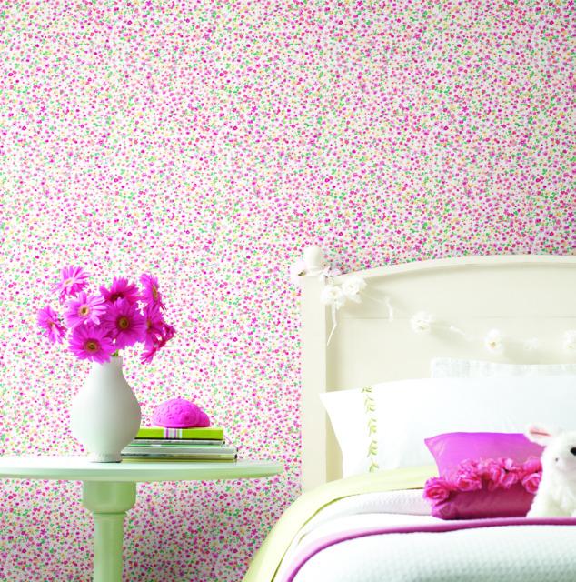 PETITE FLORAL PEEL & STICK WALLPAPER