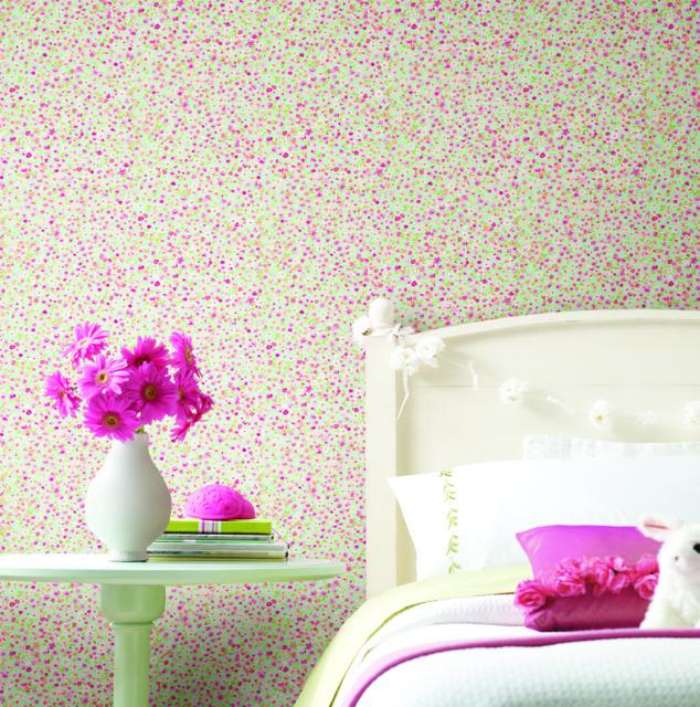 PETITE FLORAL PEEL & STICK WALLPAPER